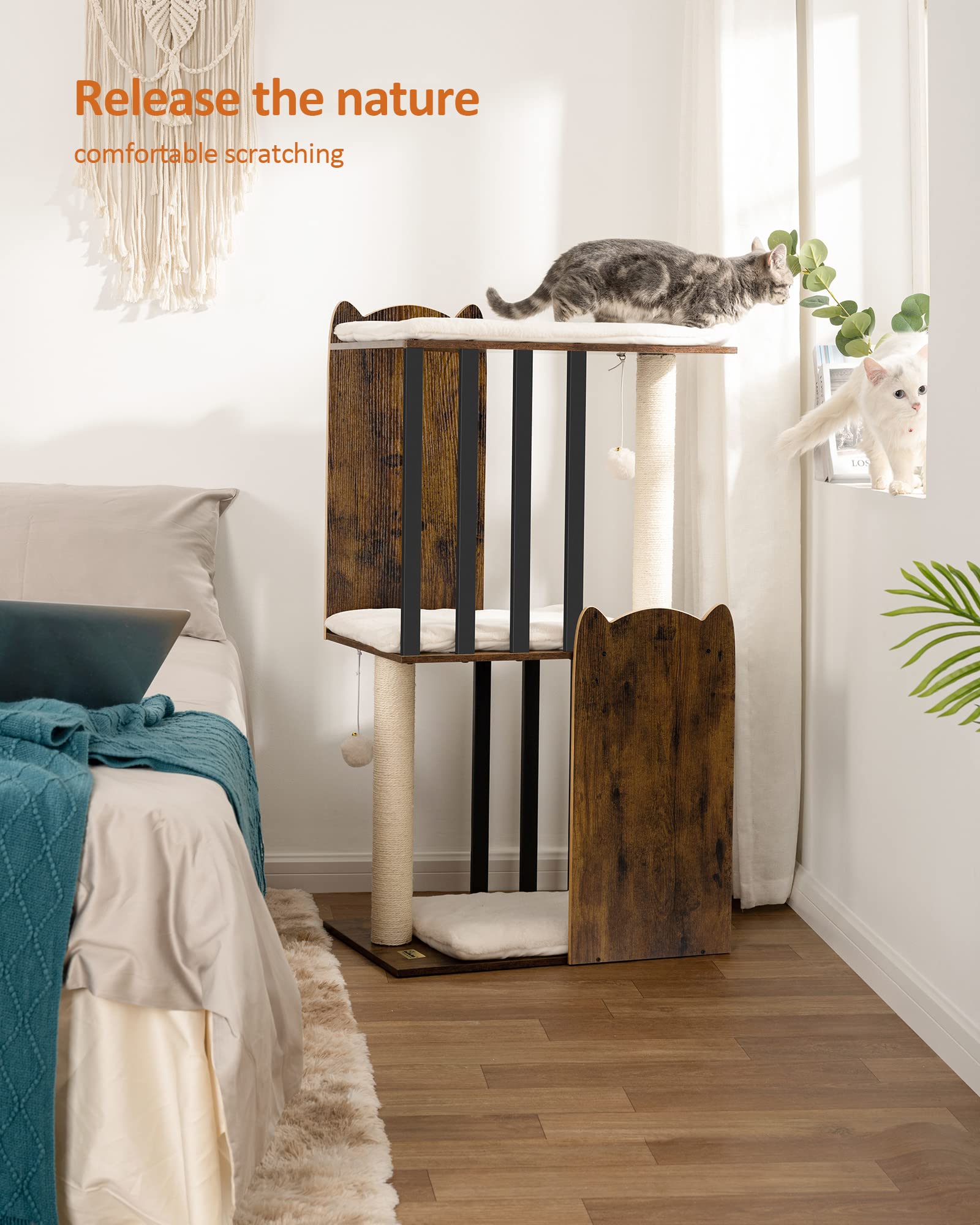 FourFurPets postes-sisal naturales 19-7 pulgadas para rascar.