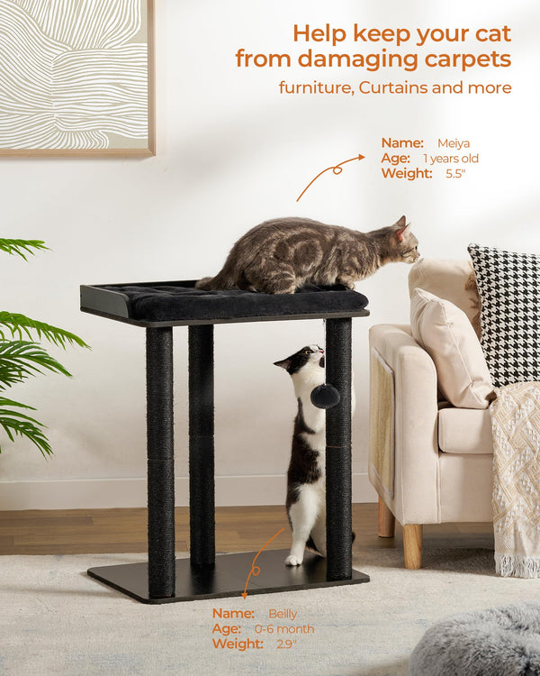 FourFurPets postes-sisal-naturales-23-6-pulgadas proporcionan rascar sin dañar muebles