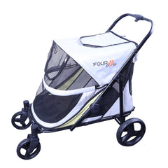 FOURPAW carrito para perros plegable con un toque, fácil de guardar en el coche.