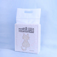 FOURPAW Tofu Cat Litter Hilton Floral Scent, granulos 1.8 mm para aglomeración eficiente