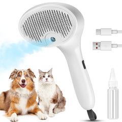 Cepillo FourSeas para gatos, deshace pelos sueltos con vapor suave