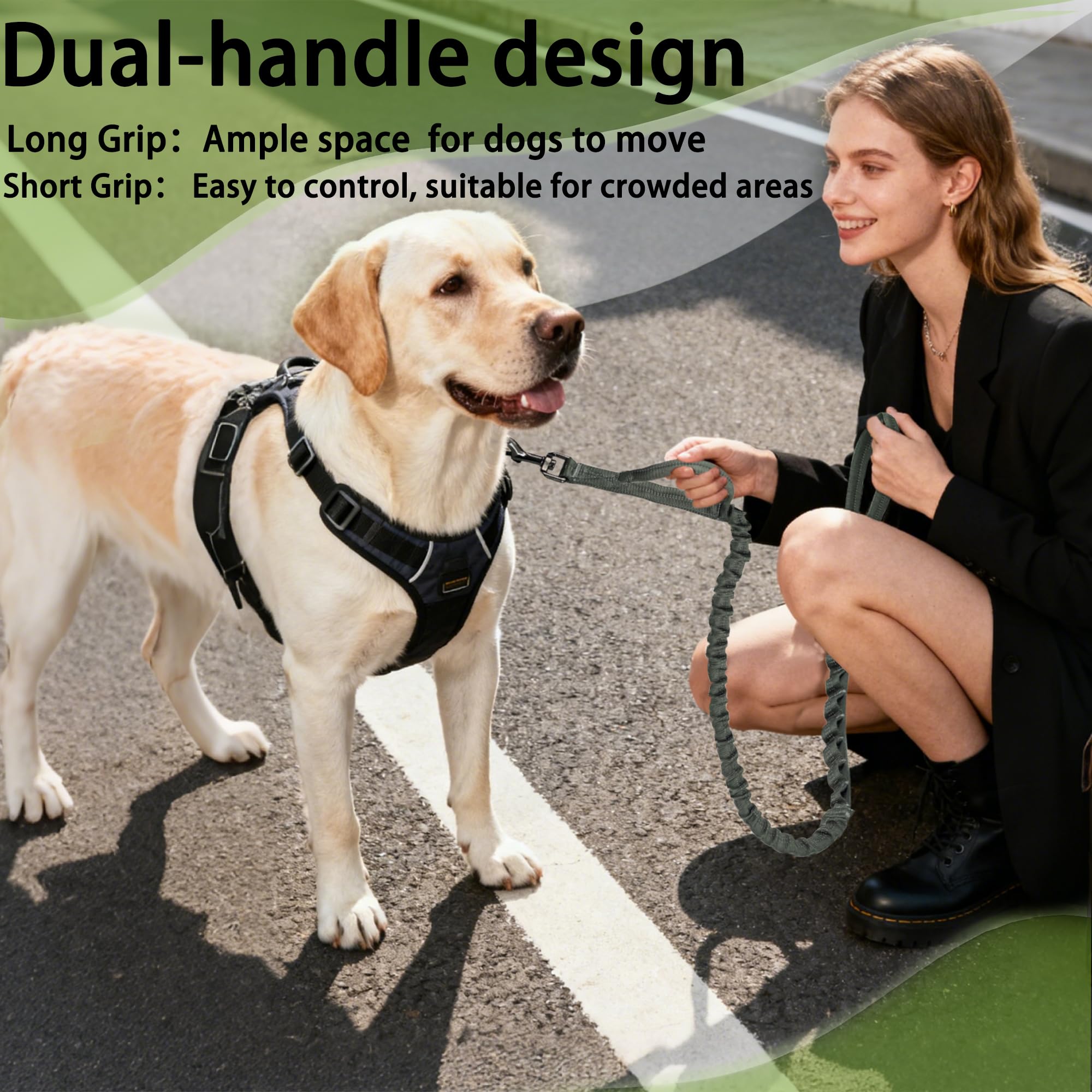 Longitud ajustable 4 a 5 pies FOVRLZSE ideal para paseos diarios.