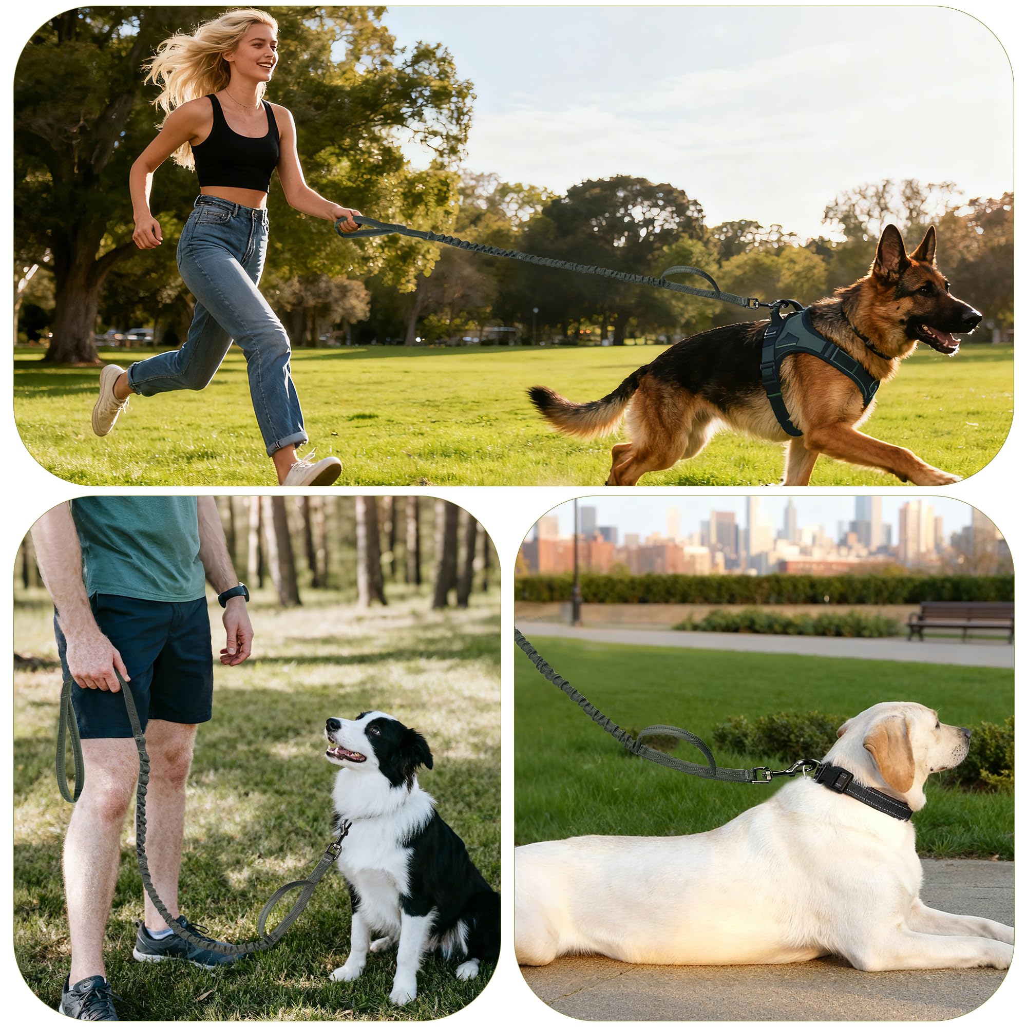Color verde oliva FOVRLZSE combina durabilidad y estilo para perros.