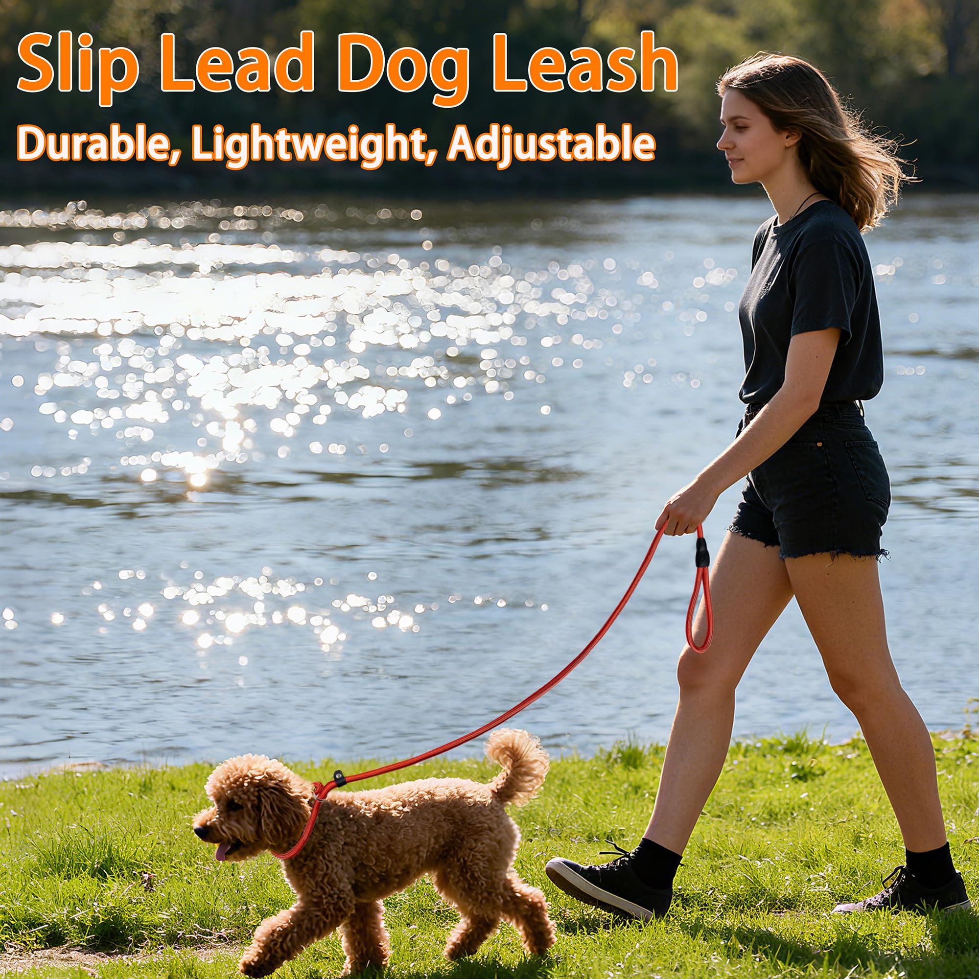 Nylon de 10 mm resistente, ideal para perros activos y aventuras diarias.