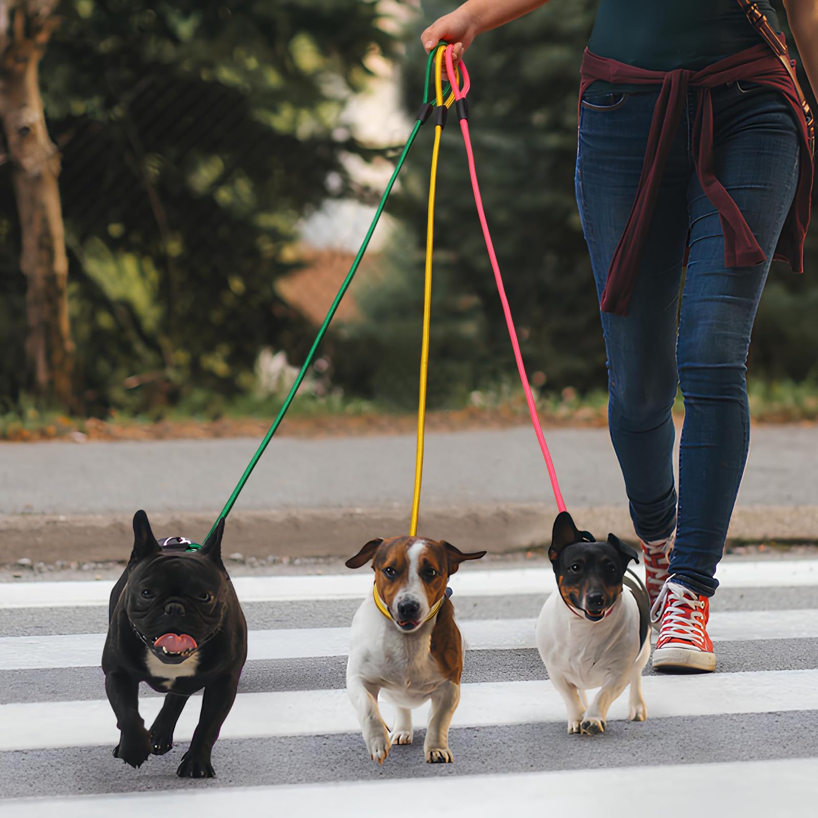 FOVRLZSE tres correas deslizantes son ideales para entrenar caminatas con control.