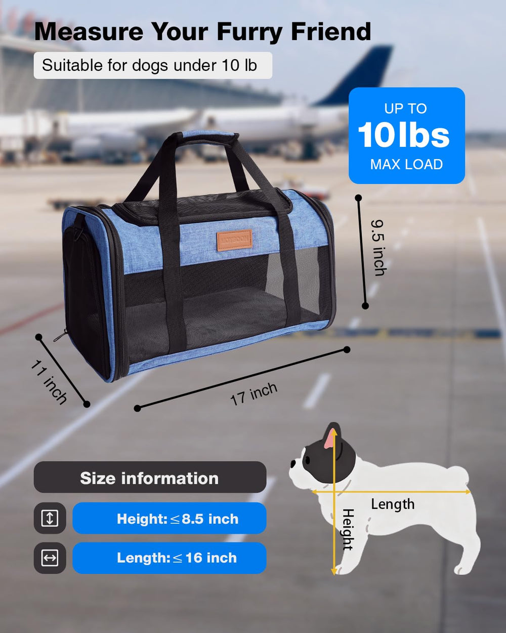 FoxFocus entrada lateral para mascotas, acceso rápido durante el tránsito