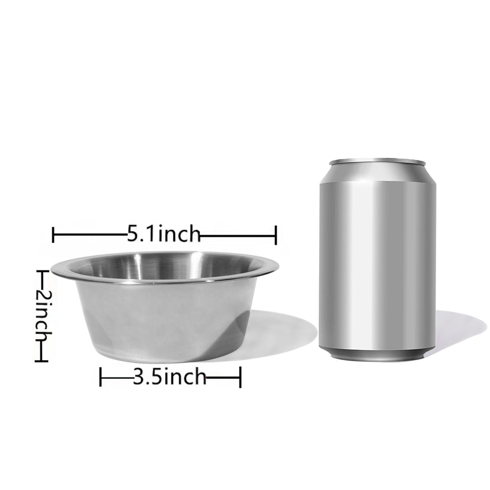 FOYO cuencos para mascotas pequeñas, diseño compacto para cocina