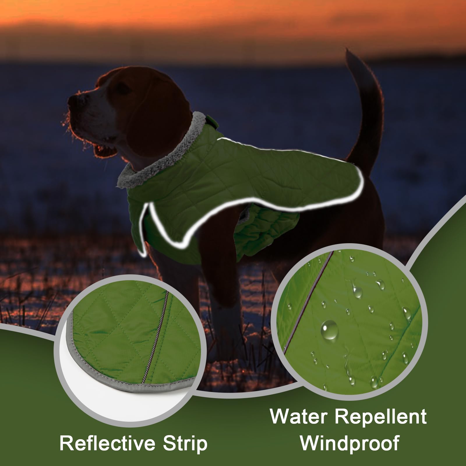 Fragralley abrigo para perro con hueco arnés facilita paseos