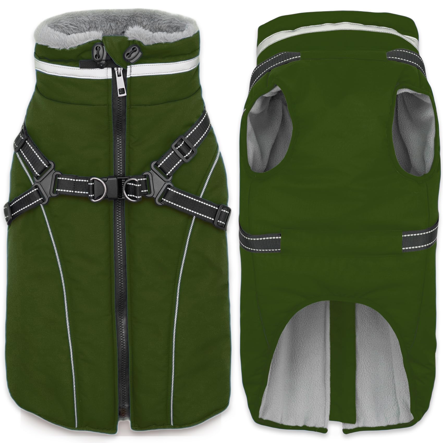 Fragralley chaqueta con correas ajustables para un ajuste personalizado.