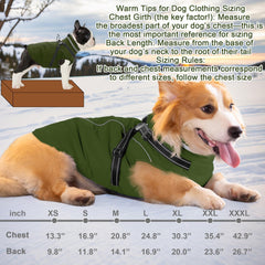 Fragralley chaqueta para perro con cuello forrado para mayor calor y confort.