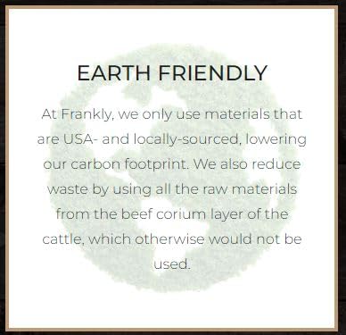 Frankly Pet sello EE. UU., palito 7in elaborado con ingredientes naturales.