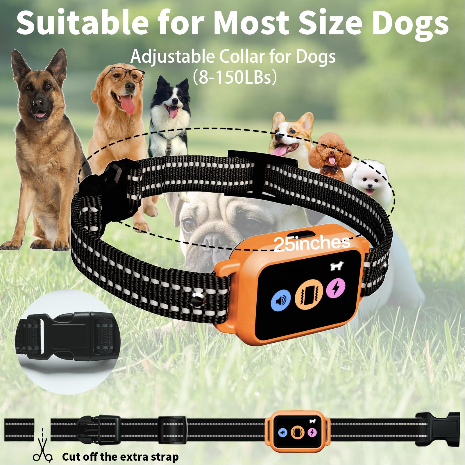 Frayo collar IP67 resistente al agua y al polvo
