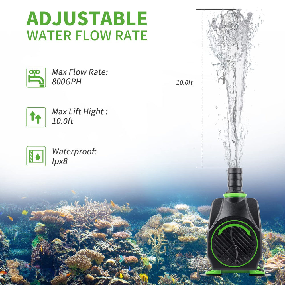 Freesea Bomba submersible: ajuste de flujo visible para controlar la presión