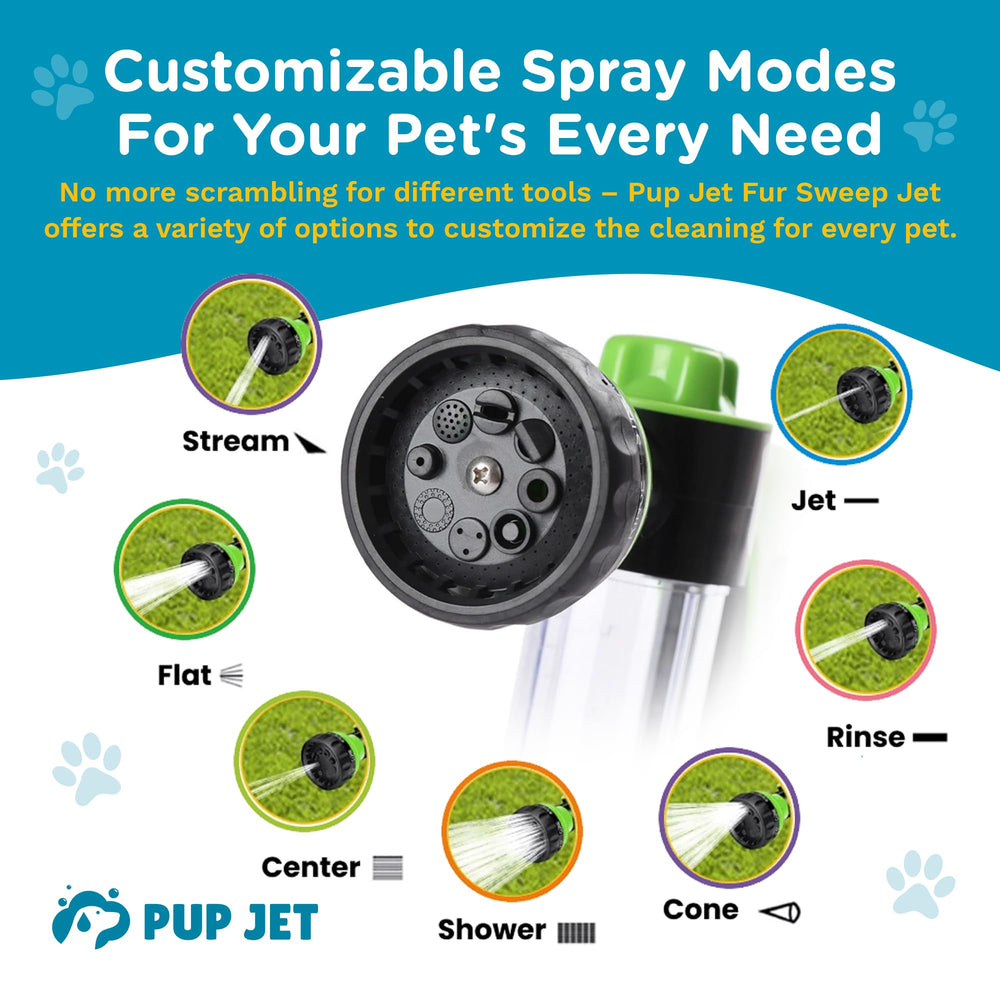 FREEZE2TRIM Pup Jet: dispensador de jabón integrado para enjuagues sin desorden