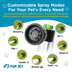 FREEZE2TRIM Pup Jet: dispensador de jabón integrado para enjuagues sin desorden