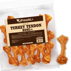 A Freschi tendones de pavo para perros, masticación prolongada y sabor natural.