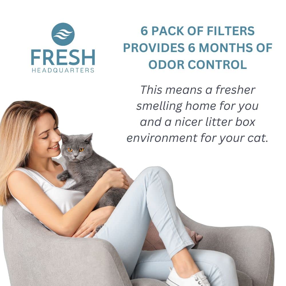 FRESH HEADQUARTERS: instalación sin herramientas del filtro de carbono para Evo y Litter Robot.