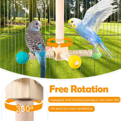 FrgKbTm juguete interactivo para aves, facilita interacción y entretenimiento.