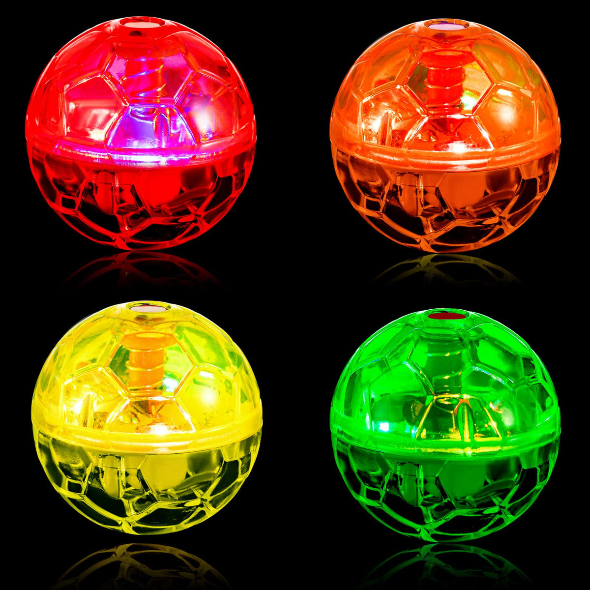 Bola Frienda para gato con iluminación y movimiento, ideal para juego nocturno.