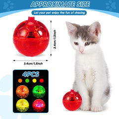 Bola Frienda interactiva para gato y perro, luz que atrae la atención y motiva a jugar.