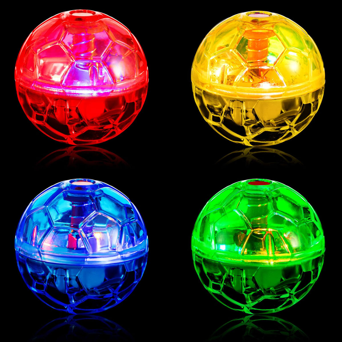 Bolas Frienda con luz LED parpadeante para gatos, ideal para jugar por la noche.