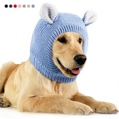 Frienda orejas para perro con protección de ruido, cuello de 38 cm, azul cielo.