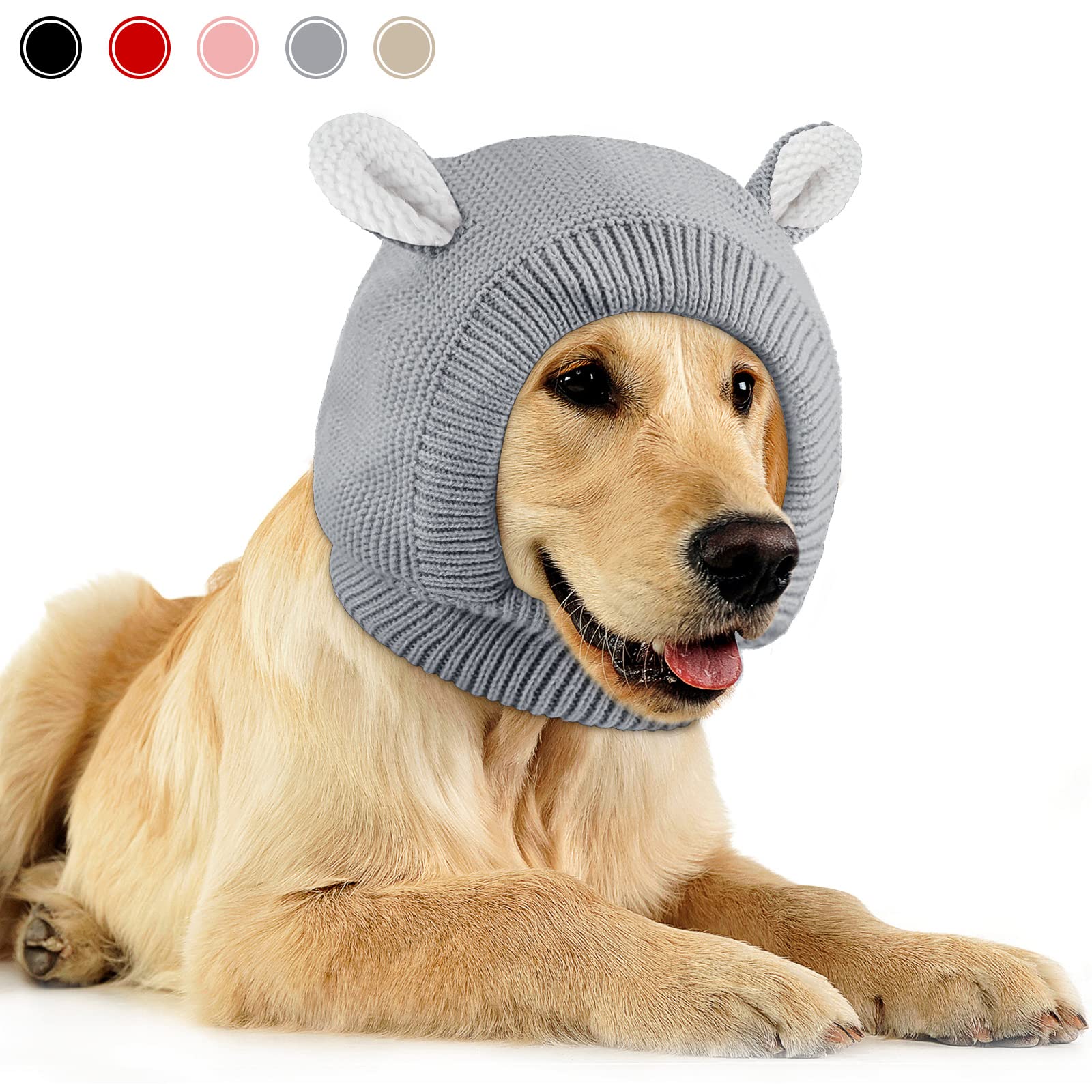 Frienda orejeras para perro con cuello de 38 cm brindando calma ante ruidos