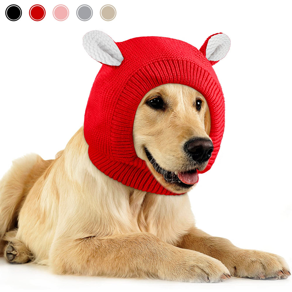 Frienda orejeras silenciosas para perros con cuello de 38 cm, confort duradero.