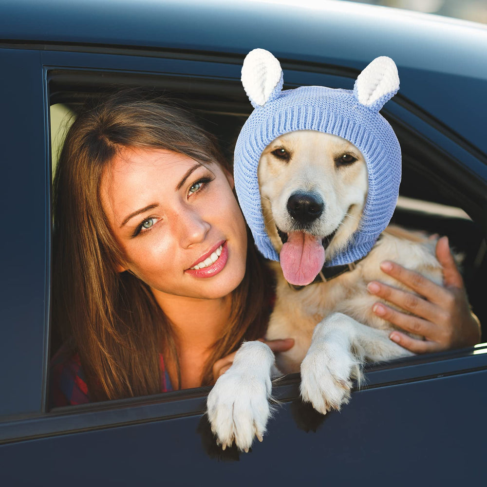 Frienda accesorio de protección auditiva canina, ideal para paseos y actividades al aire libre.