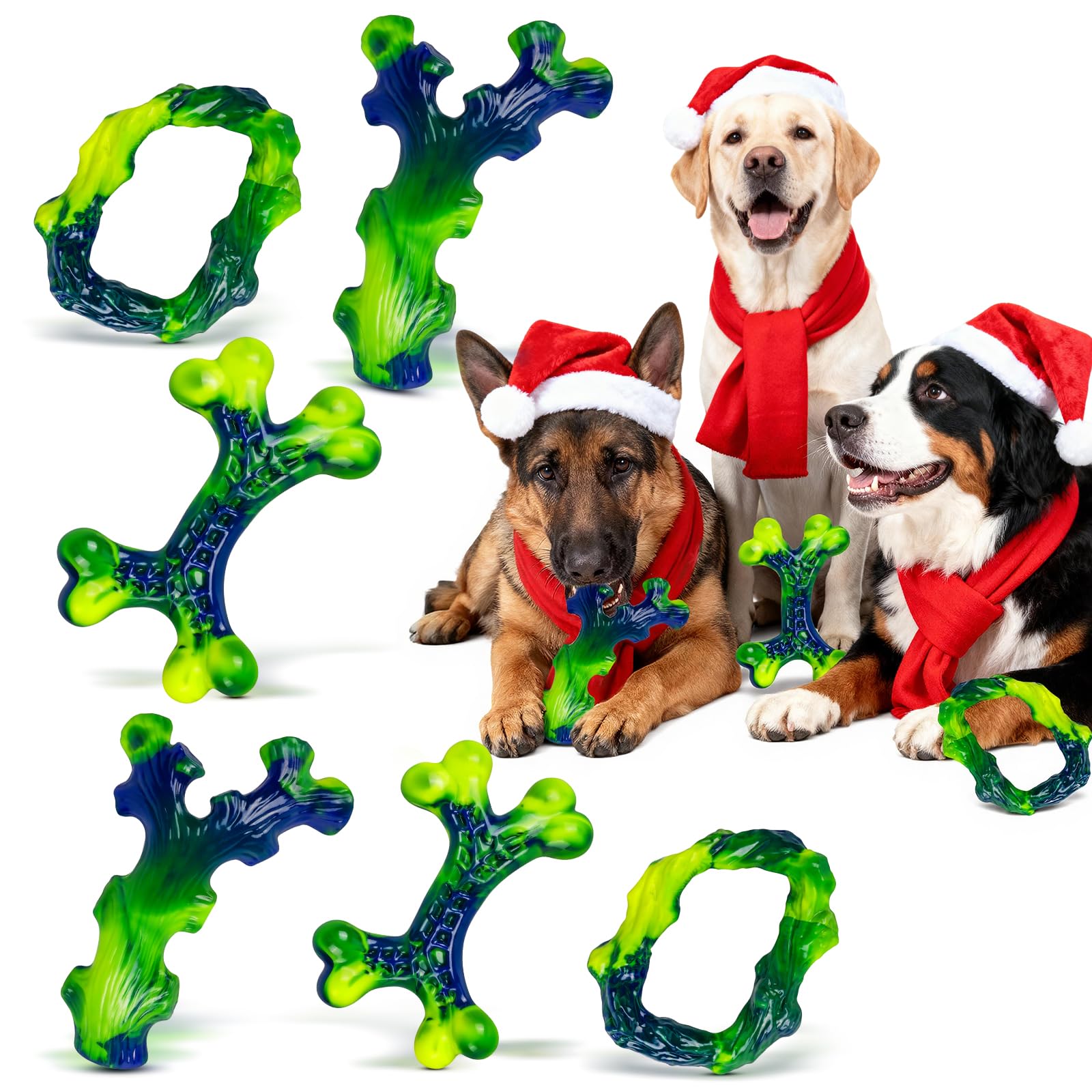 Frienhund juguete duradero de nylon para perros grandes, ideal para masticación sostenida.