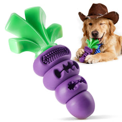 Frienhund Juguete indestructible para perros medianos y grandes en color morado, ideal para mordedores fuertes.