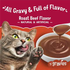 Friskies Lil' Gravies, topping sobre alimento seco, aporta humedad y sabor.