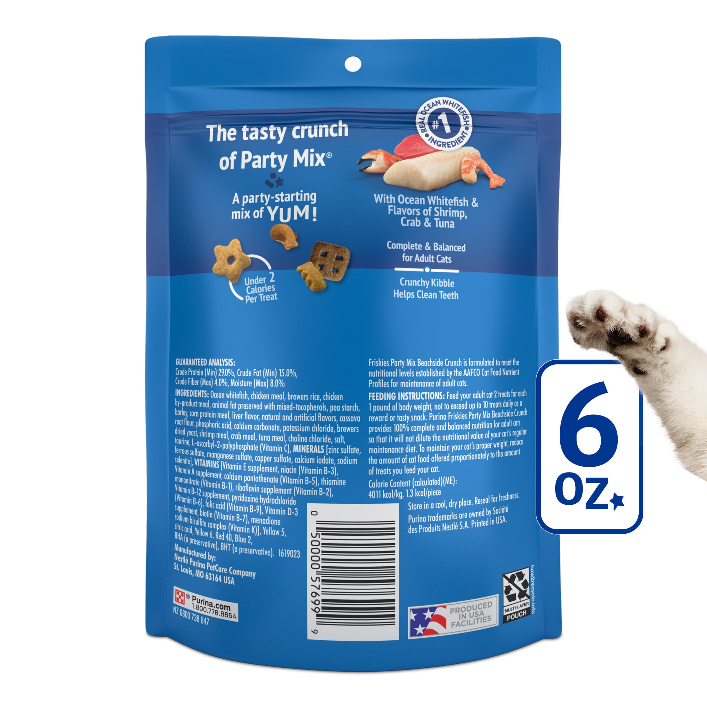 Friskies Party Mix Beachside Crunch, sabor marino para el ritual diario de tentación.
