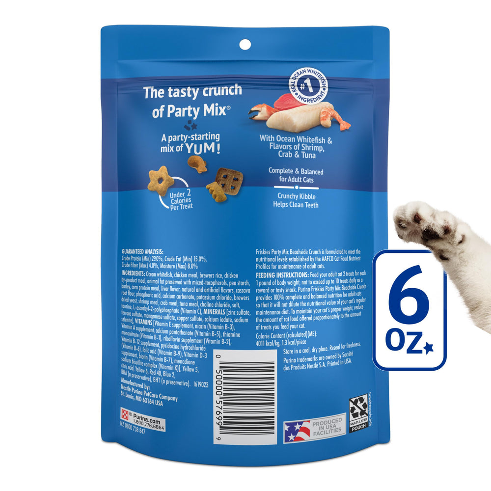 Friskies Party Mix Beachside Crunch, sabor marino para el ritual diario de tentación.