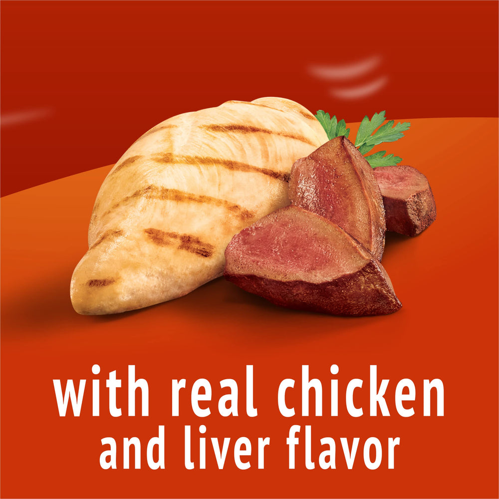 Friskies Playfuls sabor-higado: doble sabor que invita a masticar y jugar.