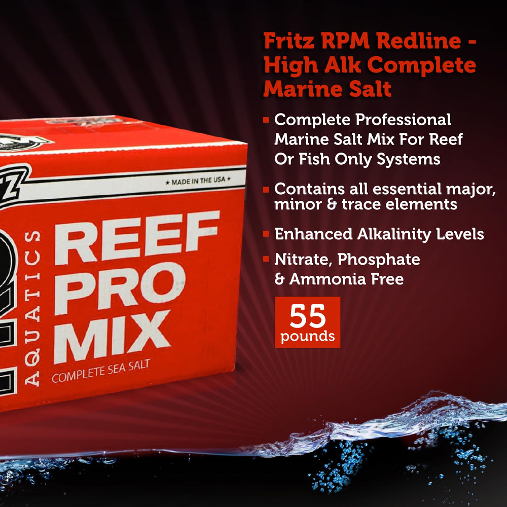 Mezcla FritzPRO RPM High Alk para acuarios marinos lista para usar