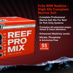Mezcla FritzPRO RPM High Alk para acuarios marinos lista para usar