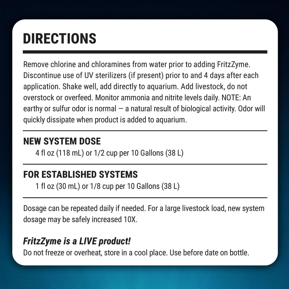 FritzZyme 7 en sistema de agua dulce compatible.