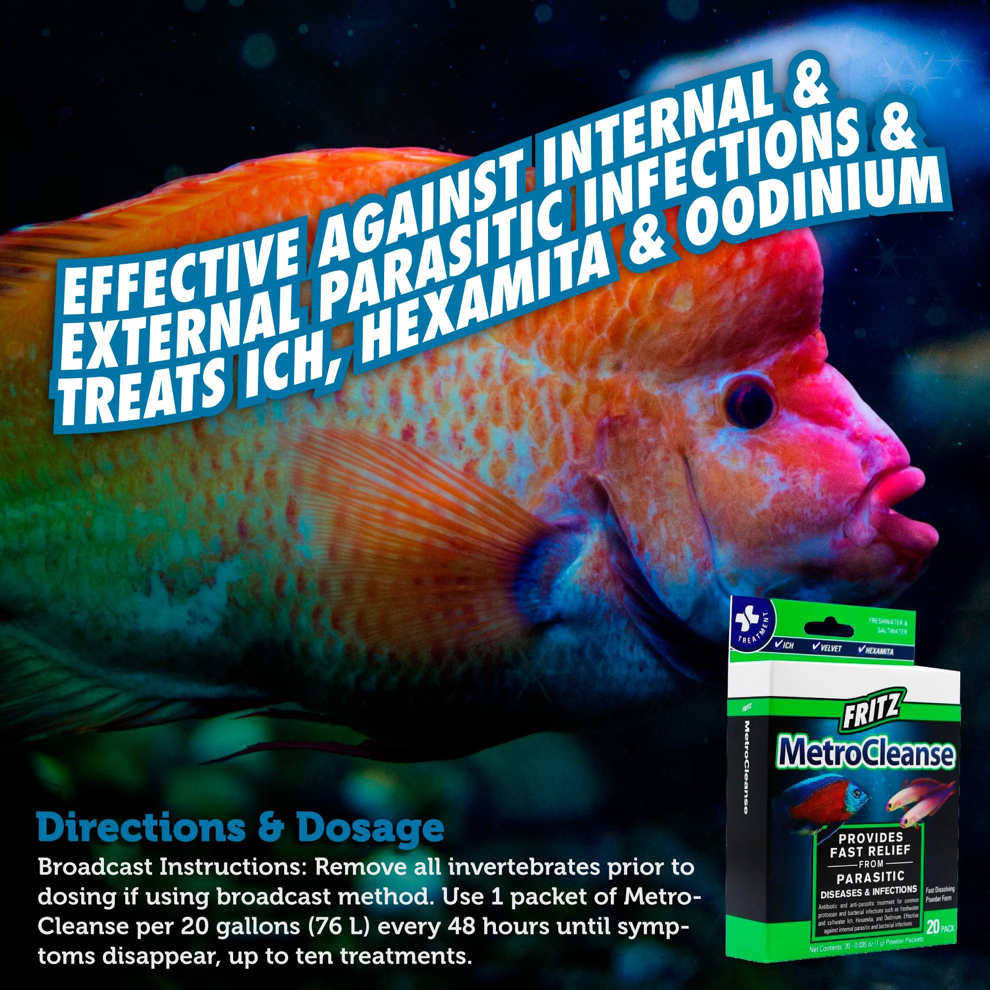 Fritz Aquatics MetroCleanse, kit de mantenimiento, simplifica las rutinas de cuidado del tanque.