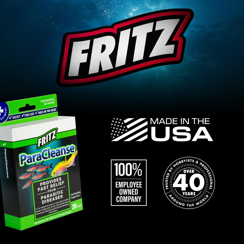 Fritz Aquatics Paracleanse: fácil de almacenar y usar.