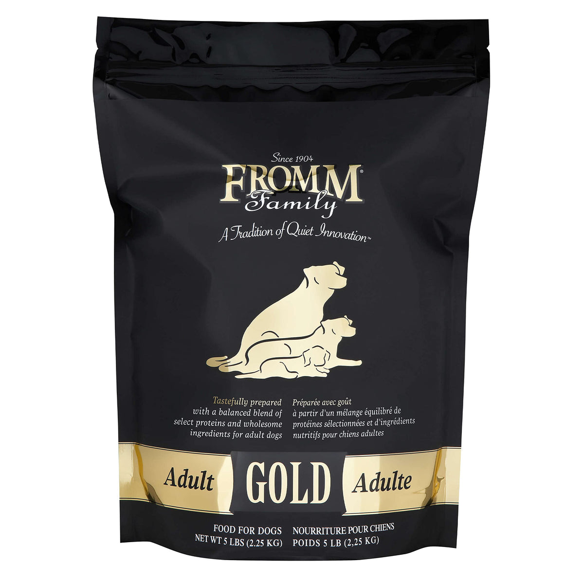 Fromm Adult Gold alimento seco para perro, croquetas de pollo en bolsa de 5 lb.