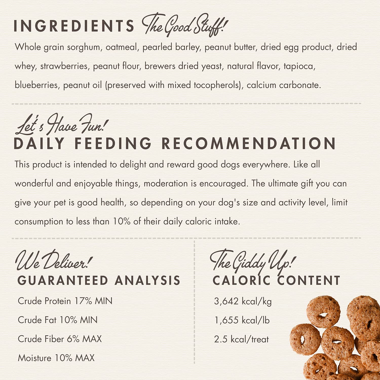 Fromm Crunchy Os textura crujiente, perfecto para masticar y recompensar
