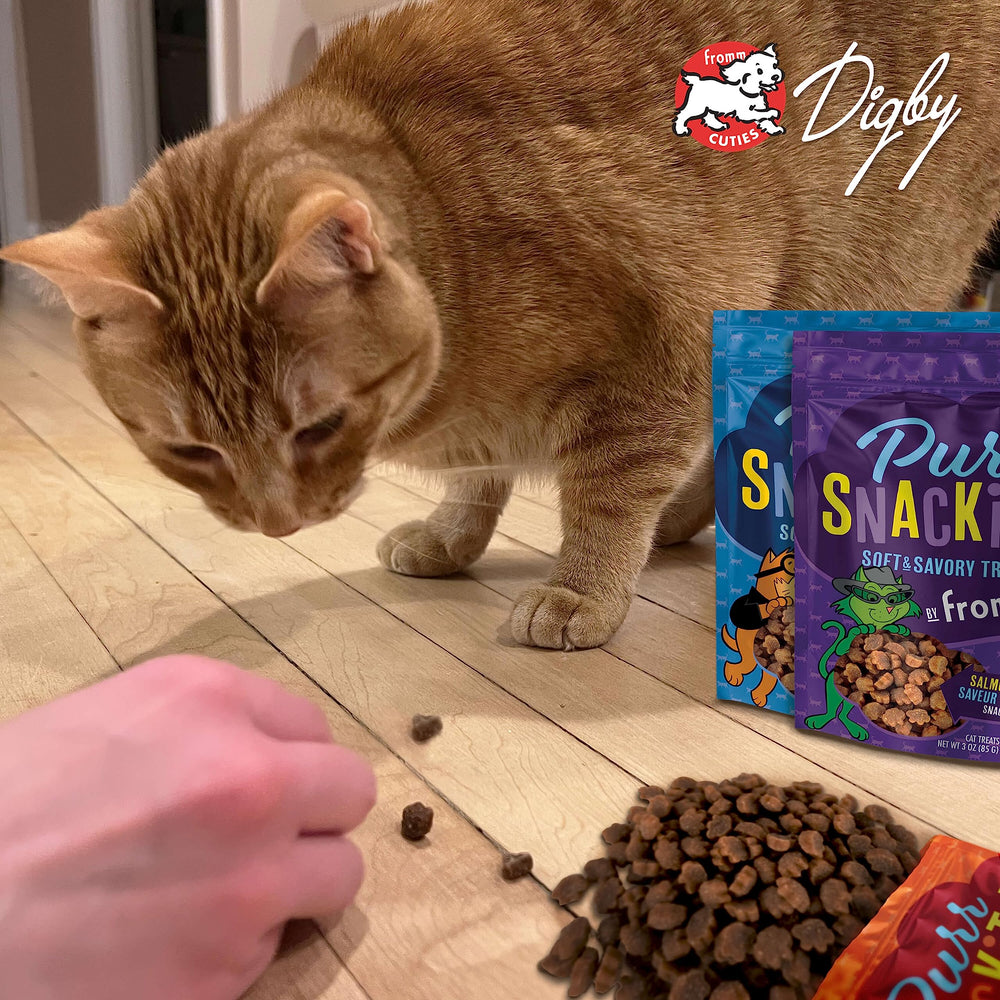 Fromm PurrSnackitty aroma salmón apetecible para gatos.