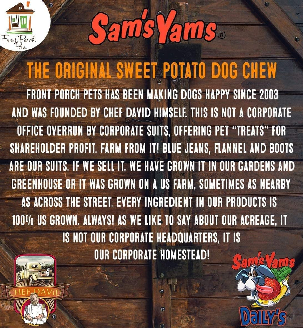 Sams Yams Big Boyz, masticables para entrenamiento y juego.