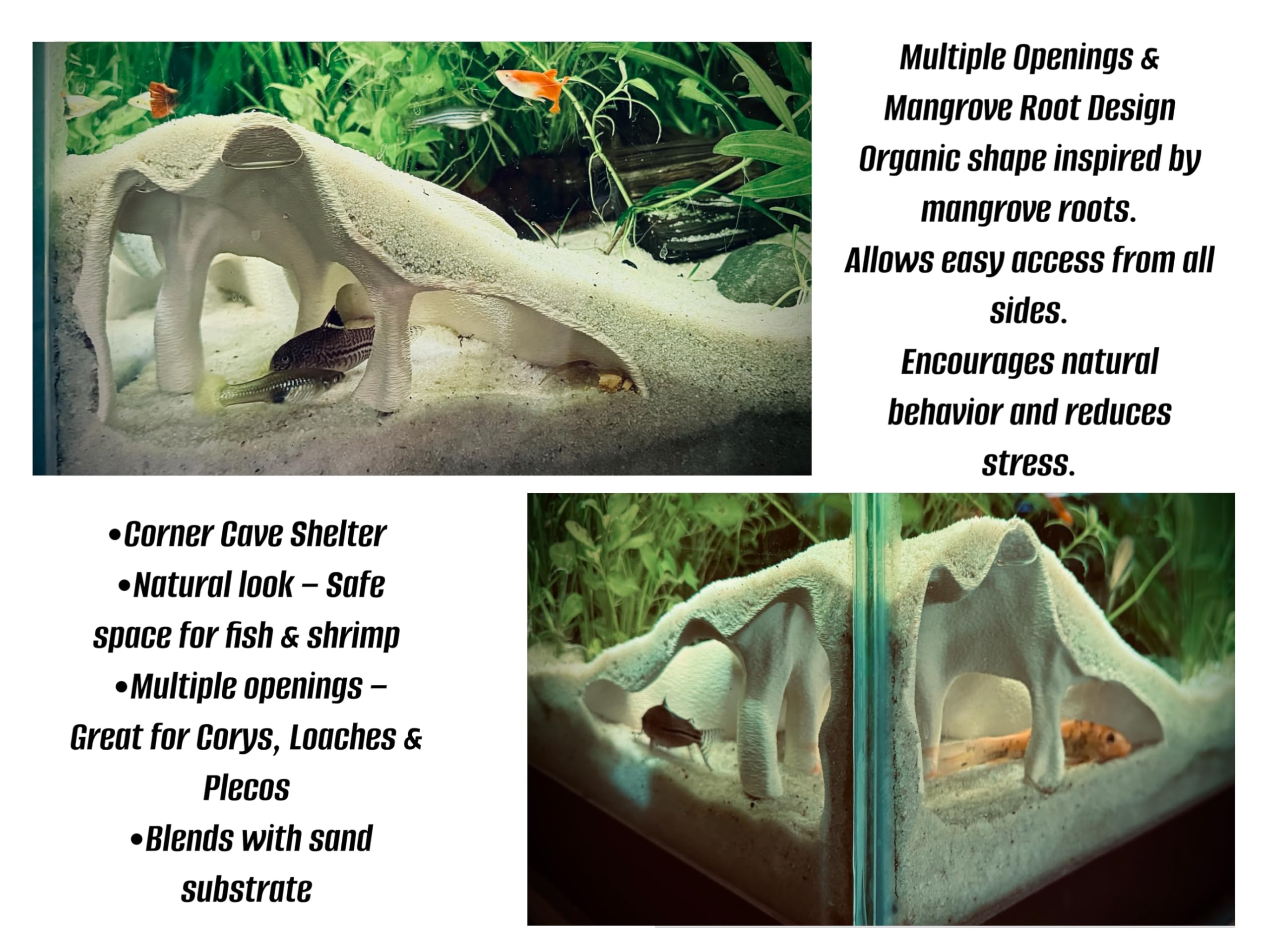 FROSTO detalle textura raíz muestra acabado inspirado en manglar real