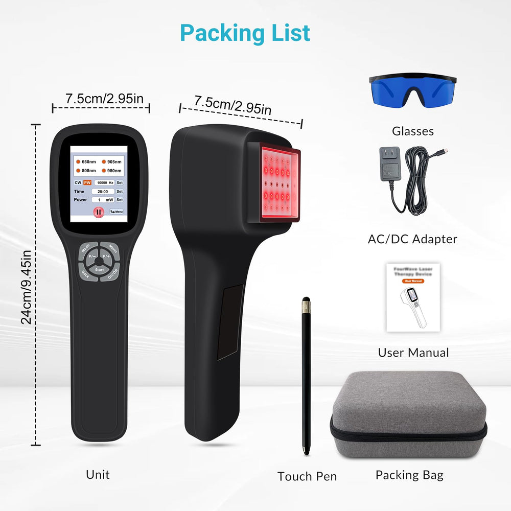 Frovab Cold Laser paquete completo con adaptador y manual