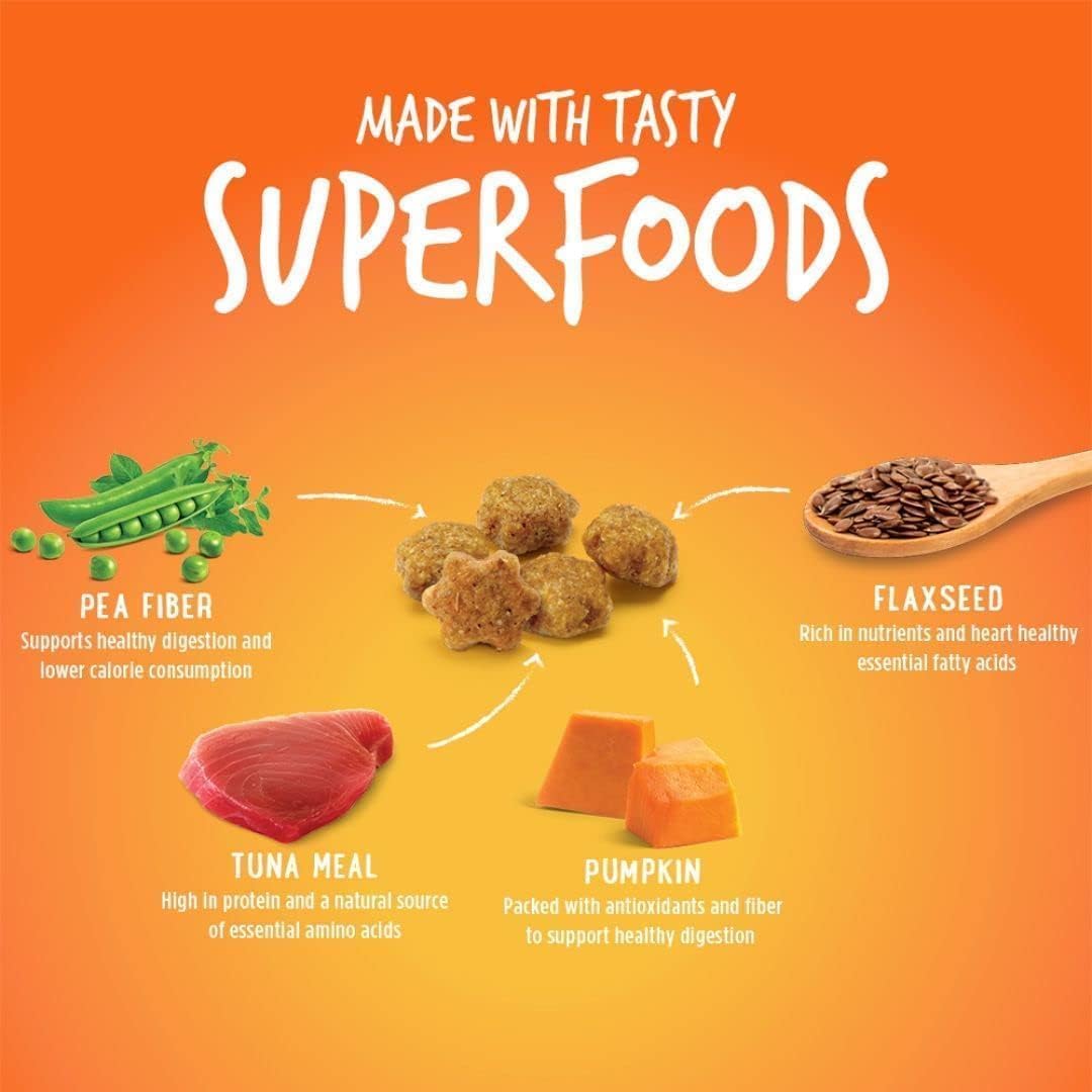 Fruitables sabor atún para gatos, snack saludable con proteínas.