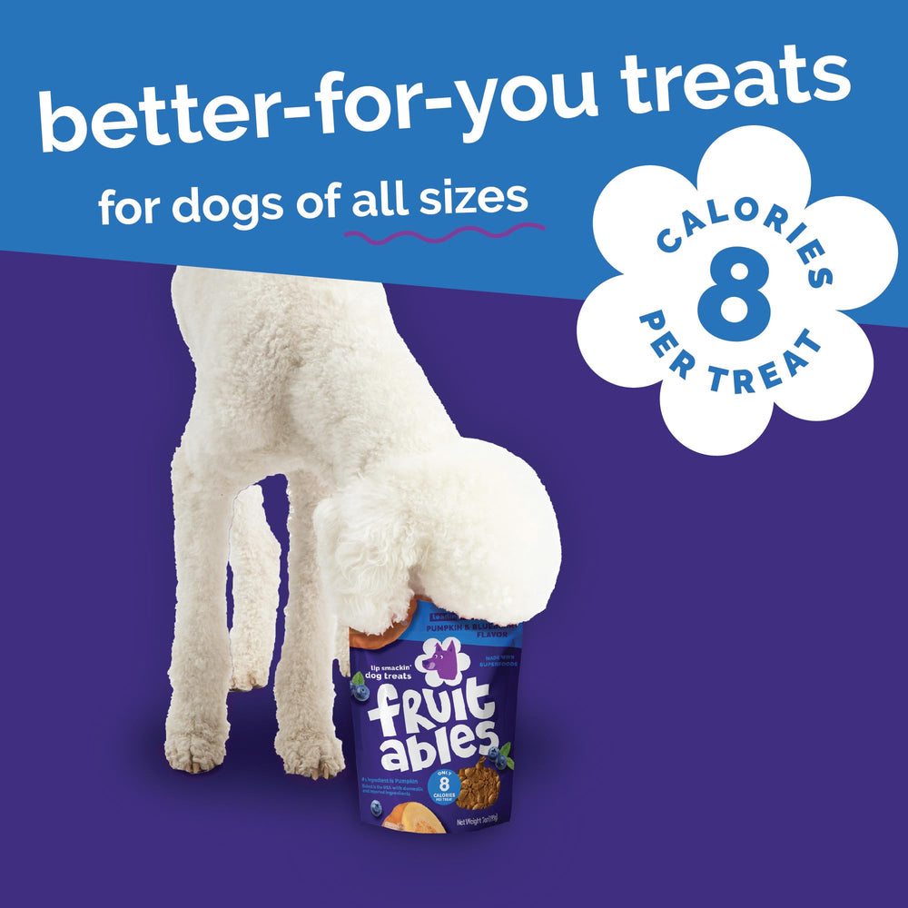 Fruitables calabaza-galletas-crujientes-en-bolsa-7-onzas, merienda para perros