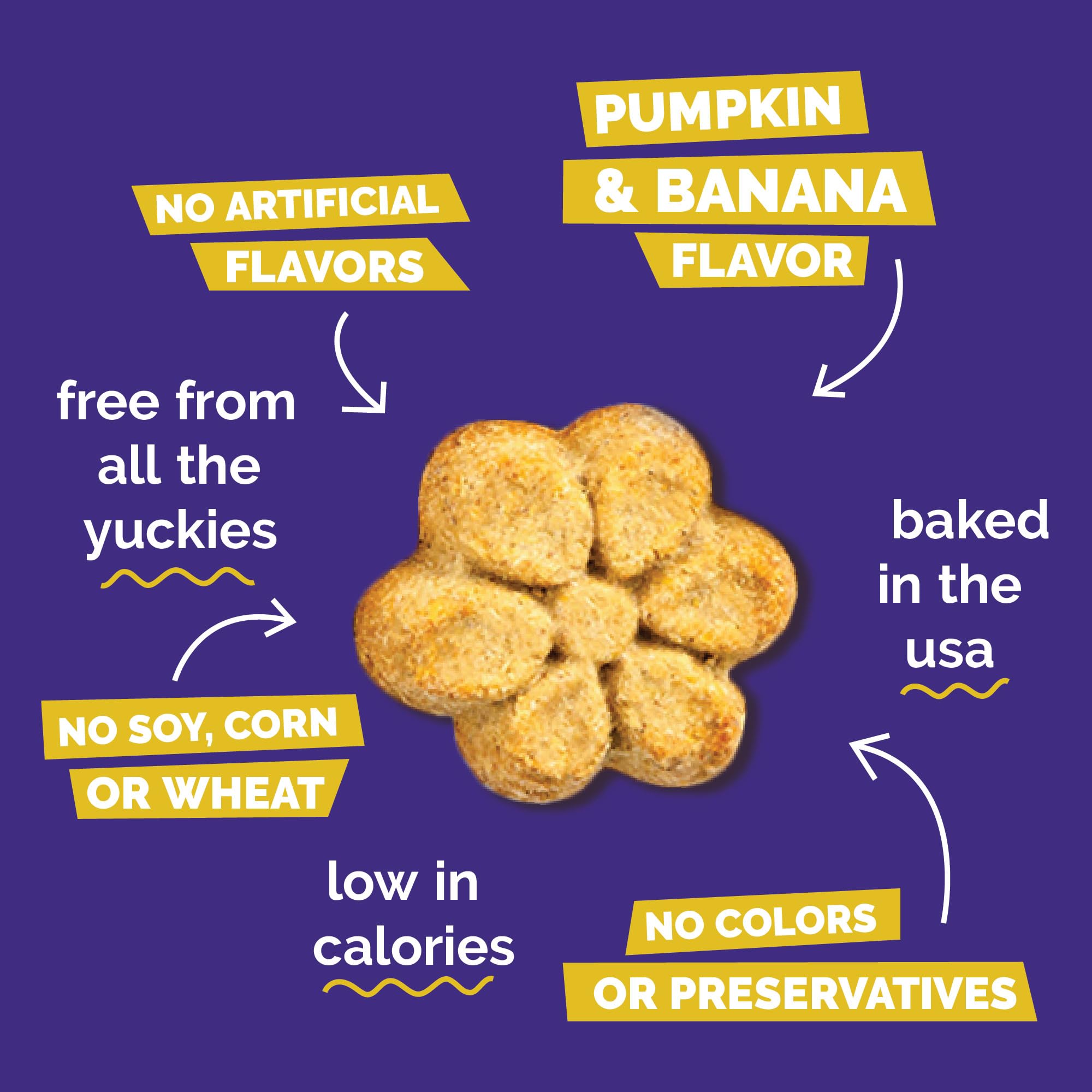 Fruitables galletas para perros, aroma envolvente Calabaza y Arándano Rojo, snack sabroso