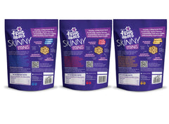 Fruitables Skinny Minis calabaza y bayas en bolsa, tentempié natural para perros activos